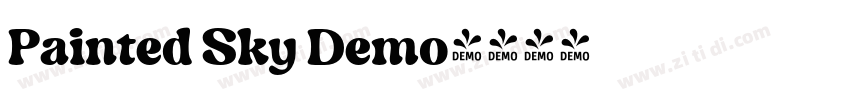 Painted Sky Demo字体转换